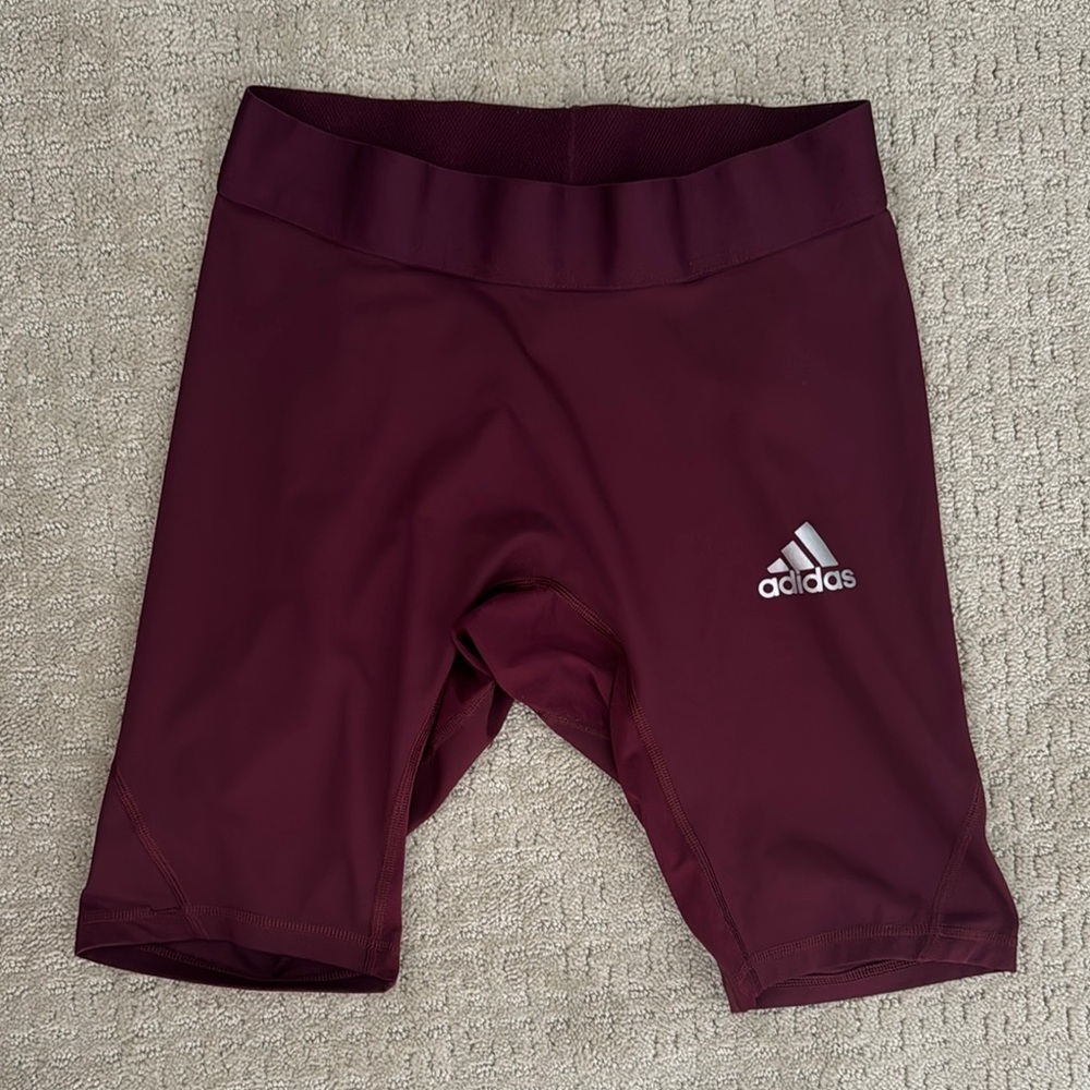 Adidas Maroon Performance Shorts